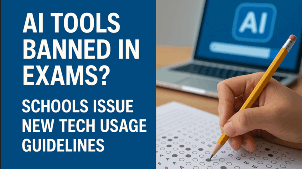 AI Tools Banned in Exams? Schools Issue New Tech Usage Guidelines